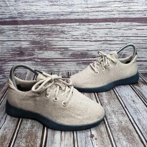 Allbirds Rare Kotare Sand Wool Runner Shoes Washable  size 7